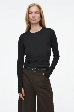 COS SLIM LONG-SLEEVE TOP-Women T-Shirts | Tops