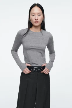 COS SLIM LONG-SLEEVE TOP-Women Tops