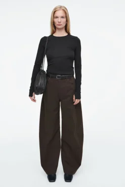 COS SLIM LONG-SLEEVE TOP-Women T-Shirts | Tops