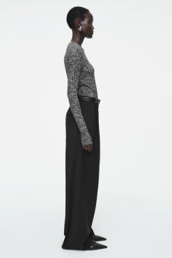 COS SLIM LONG-SLEEVE TOP-Women Tops