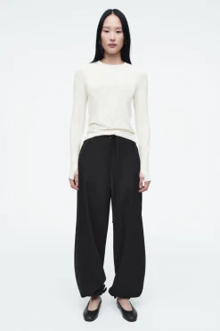 COS SLIM LONG-SLEEVE TOP-Women T-Shirts | Tops