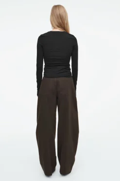 COS SLIM LONG-SLEEVE TOP-Women T-Shirts | Tops