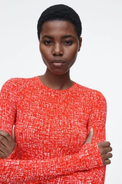 COS SLIM LONG-SLEEVE TOP-Women Tops