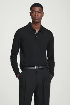 COS SLIM MERINO WOOL POLO SHIRT- Polo Shirts | Sweaters & Cardigans