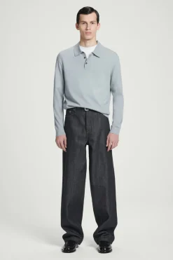 COS SLIM MERINO WOOL POLO SHIRT- Polo Shirts | Sweaters & Cardigans