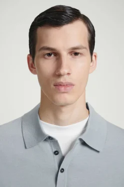 COS SLIM MERINO WOOL POLO SHIRT- Polo Shirts | Sweaters & Cardigans