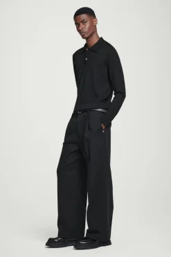 COS SLIM MERINO WOOL POLO SHIRT- Polo Shirts | Sweaters & Cardigans