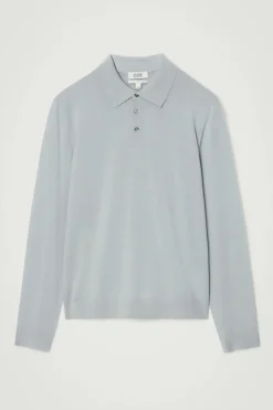 COS SLIM MERINO WOOL POLO SHIRT- Polo Shirts | Sweaters & Cardigans