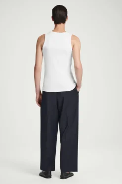 COS SLIM RIBBED COTTON TANK TOP- T-Shirts