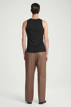 COS SLIM RIBBED COTTON TANK TOP- T-Shirts