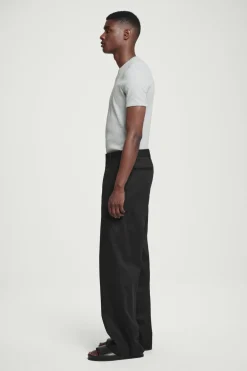 COS SLIM RIBBED COTTON T-SHIRT- T-Shirts