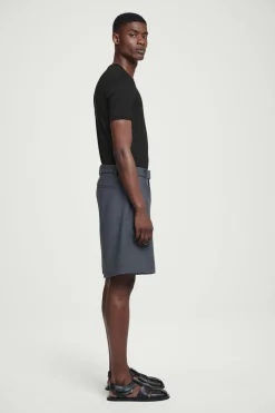 COS SLIM RIBBED COTTON T-SHIRT- T-Shirts