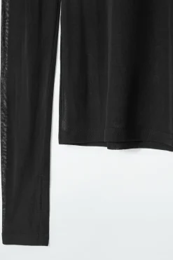 COS SLIM SILK TURTLENECK TOP-Women Tops