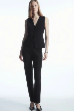 COS SLIM-FIT KNITTED PANTS-Women Pants | Sweaters & Cardigans