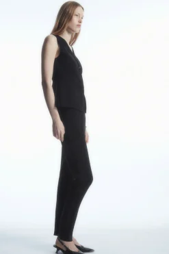 COS SLIM-FIT KNITTED PANTS-Women Pants | Sweaters & Cardigans
