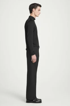 COS SLIM-FIT MOCK-NECK TOP- T-Shirts