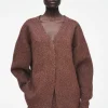 COS SPARKLY MERINO WOOL CARDIGAN-Women Sweaters & Cardigans