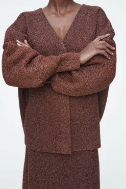 COS SPARKLY MERINO WOOL CARDIGAN-Women Sweaters & Cardigans