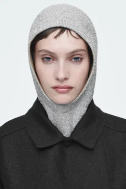 COS SPARKLY WOOL BALACLAVA-Women Hats & Scarves