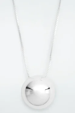COS SPHERICAL PENDANT CHAIN NECKLACE-Women Jewelry
