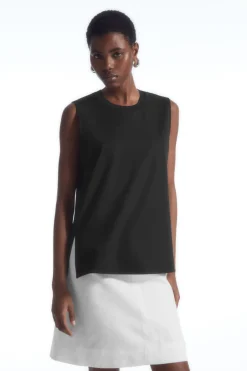 COS SPLIT-HEM TANK TOP-Women T-Shirts | Tops