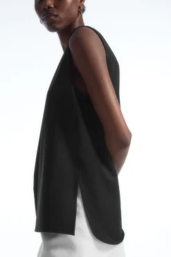 COS SPLIT-HEM TANK TOP-Women T-Shirts | Tops