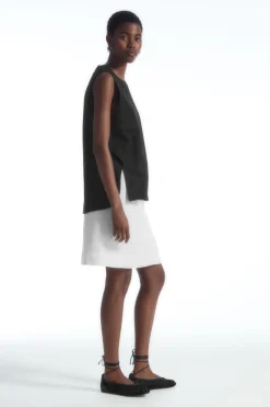 COS SPLIT-HEM TANK TOP-Women T-Shirts | Tops