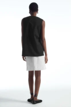COS SPLIT-HEM TANK TOP-Women T-Shirts | Tops