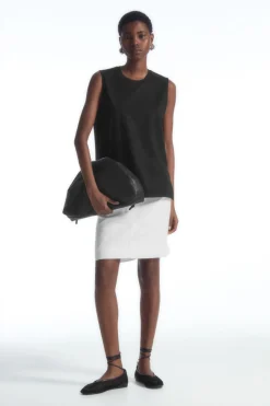 COS SPLIT-HEM TANK TOP-Women T-Shirts | Tops