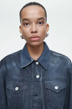 COS SPRAYED-DENIM JACKET-Women Coats & Jackets