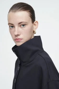 COS SQUARED HOOP EARRINGS-Women Jewelry