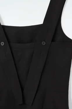 COS SQUARE-NECK MINI PINAFORE DRESS-Women Dresses & Jumpsuits