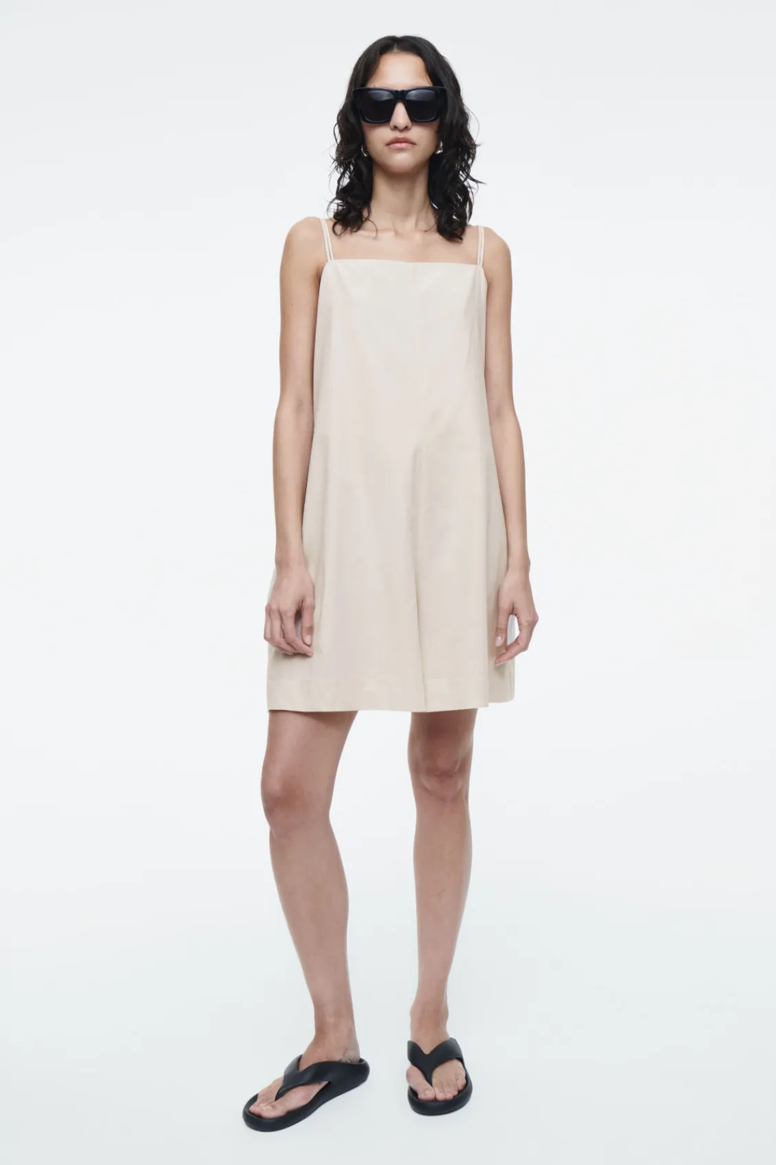 COS SQUARE-NECK ROMPER-Women Dresses & Jumpsuits | Pants