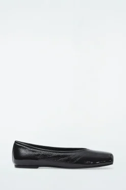 COS SQUARE-TOE BALLET FLATS-Women Shoes