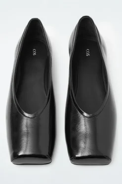 COS SQUARE-TOE BALLET FLATS-Women Shoes