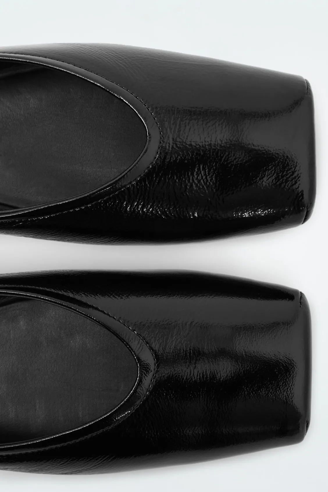 COS SQUARE-TOE BALLET FLATS-Women Shoes
