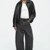 COS SQUARE-TOE LEATHER CHELSEA BOOTS-Women Shoes