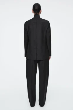 COS STAND-COLLAR WOOL BLAZER-Women Coats & Jackets