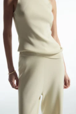 COS STRAIGHT-LEG KNITTED PANTS-Women Pants | Sweaters & Cardigans