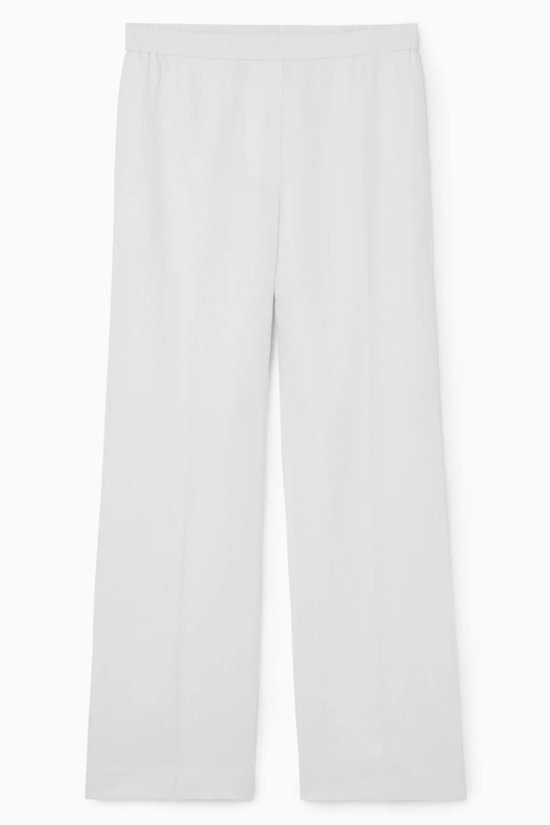 COS STRAIGHT-LEG TAILORED LINEN PANTS-Women Pants