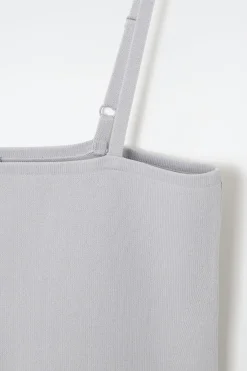COS STRAPPY RIB-KNIT BANDEAU-Women Tops | Sweaters & Cardigans