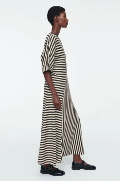COS STRIPED JERSEY MIDI DRESS-Women Dresses & Jumpsuits