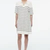 COS STRIPED KNITTED MINI POLO DRESS-Women Dresses & Jumpsuits | Sweaters & Cardigans