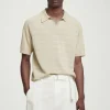 COS STRIPED KNITTED POLO SHIRT- Polo Shirts | Sweaters & Cardigans