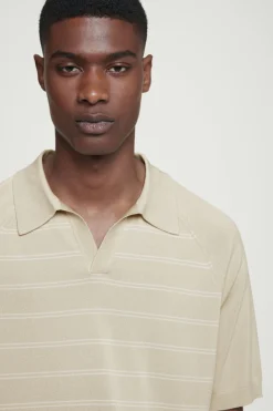 COS STRIPED KNITTED POLO SHIRT- Polo Shirts | Sweaters & Cardigans