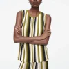 COS STRIPED KNITTED TANK TOP-Women Tops | Sweaters & Cardigans