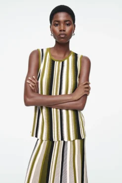 COS STRIPED KNITTED TANK TOP-Women Tops | Sweaters & Cardigans