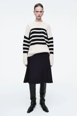 COS STRIPED MERINO WOOL SWEATER-Women Tops | Sweaters & Cardigans