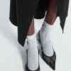 COS STRIPED RIBBED SOCKS-Women Socks & Tights