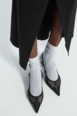 COS STRIPED RIBBED SOCKS-Women Socks & Tights